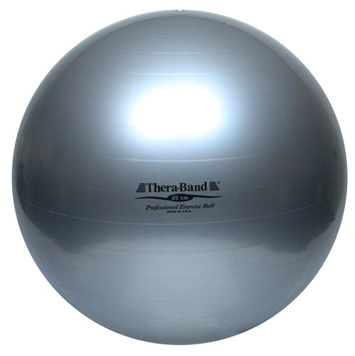 TheraBand Silver Exercise Ball (34-85cm) - Heavy Duty for Flexibility, Coordination & Strength