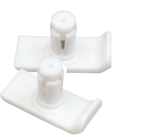 Carex Walker Ski Glides for 1 1/8" Tubing - Smooth Glide, Fits Most Walkers - Pair