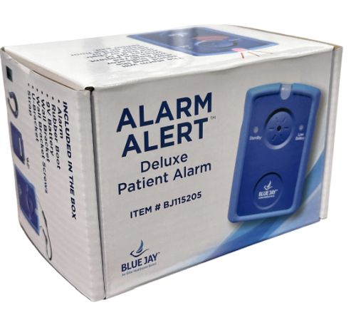 Blue Jay Alarm Alert Deluxe Patient Fall Prevention Alarm with Protective Boot