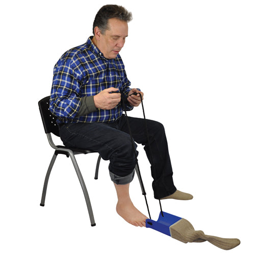 Get Your Sock On Sock Aid Wide - Extra Reach Dressing Aid for Swollen Feet