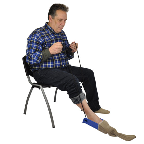 Get Your Sock On Sock Aid Wide - Extra Reach Dressing Aid for Swollen Feet