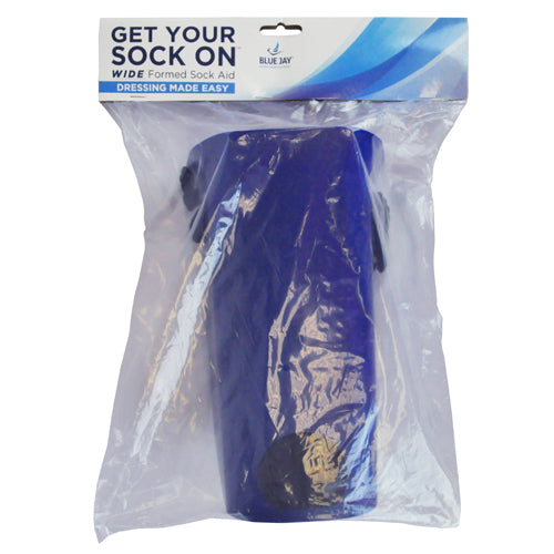 Get Your Sock On Sock Aid Wide - Extra Reach Dressing Aid for Swollen Feet
