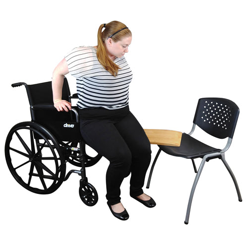 Slide On Over Transfer Board - 8 x 24 Hardwood - 300 lb Capacity