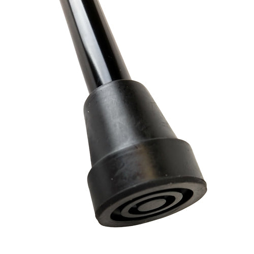 Soft Foam Offset Handle Cane - Blue Jay Black - Adjustable Aluminum Walking Cane with Wrist Strap