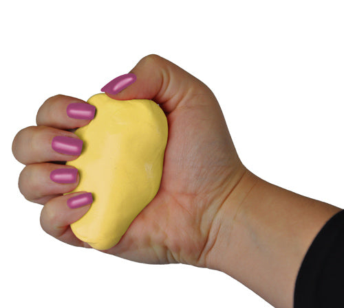 Squeeze 4 Strength 1 lb. Extra Soft Yellow Hand Therapy Putty for Exercise & Rehabilitation