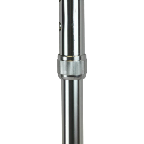 Blue Jay Silver Adjustable Cane with Comfort Grip - 300 lbs Capacity