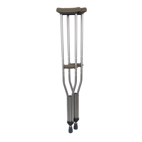 WALK WITH ME Youth Aluminum Crutches - Adjustable, Lightweight, 350 Lbs Capacity - Pair