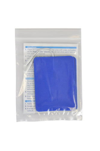 Blue Jay Reusable TENS Electrodes - 3x4 Rectangle, 2-Pack - Premium Self-Adhesive Electrode Pads