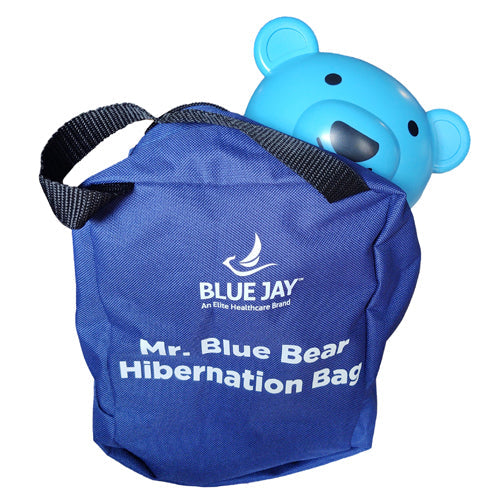 Blue Jay Mr. Blue Bear Pediatric Nebulizer Compressor for Kids, Quiet, Fast Treatment, Child Mask Set