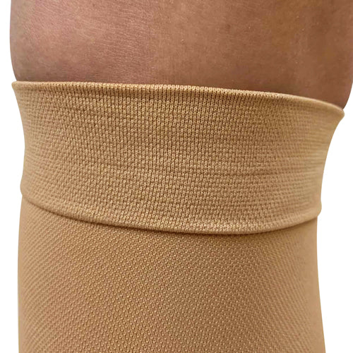 Blue Jay 30-40 mmHg Compression Stockings - Below Knee Closed Toe - 2X-Large - Surgical Weight - Beige