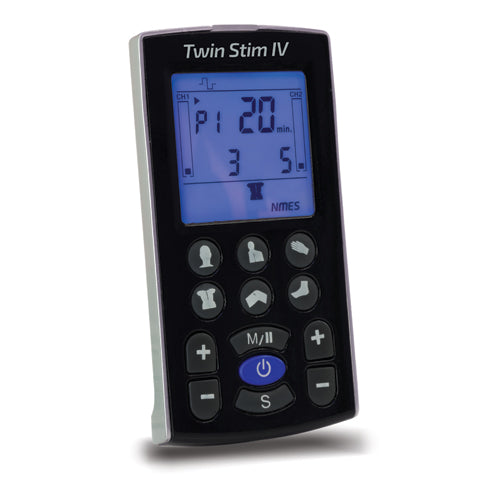 InTENSity Twin Stim IV TENS and NMES Unit - Electrotherapy Pain Relief & Muscle Stimulation