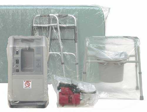 Mattress Storage Bags 38x7x95 - Heavy Duty Plastic Equipment Bags - RL/100