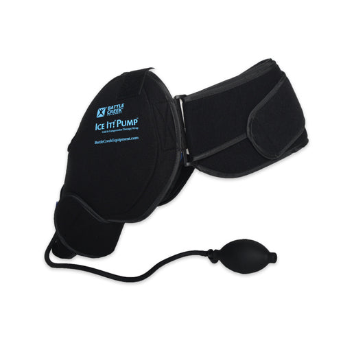 Ice It! Shoulder Cold + Compression Wrap with Pump - Targeted Pain Relief & Recovery