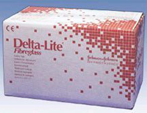 Delta-Lite Fiberglass Casting Tape - 2 Inch x 4 Yard Red - Box of 10
