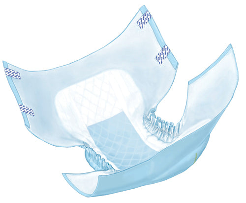 Wings Choice Plus X-Large Disposable Incontinence Briefs (Up to 64") - Case of 60