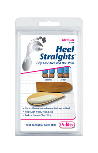 Heel Straighteners Medium Pair - Pronation Control Heel Pads for Men & Women