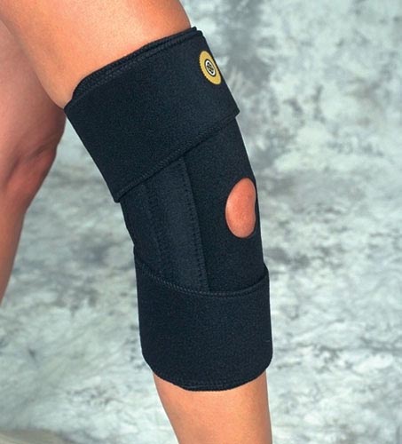 Sportaid Universal Knee Wrap with Stays - Adjustable Support for Comfort & Flexibility
