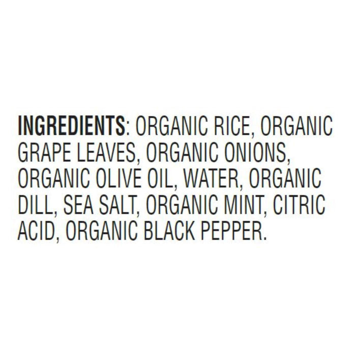 Mediterranean Organic Organic Stuffed Grape Leaves (dolmas) - Case Of 12 - 10 Oz