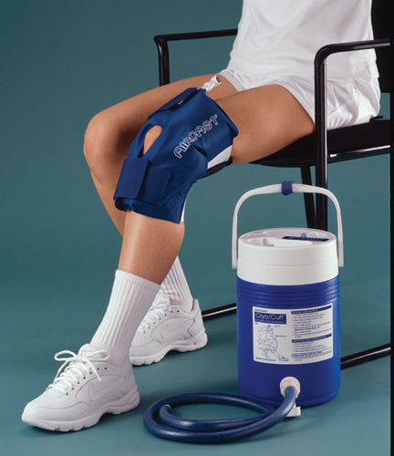 Aircast Cryo Large Knee Cuff - Cold Therapy for Knee Pain & Swelling (20-31" Measurement)