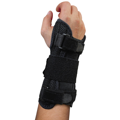 Blue Jay Deluxe Wrist Brace for Carpal Tunnel - Left Hand L/XL - Black