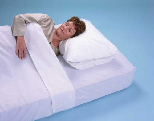 Hospital Bed Contour Fitted Sheet 36 x 80 x 9 - Washable Poly/Cotton Blend