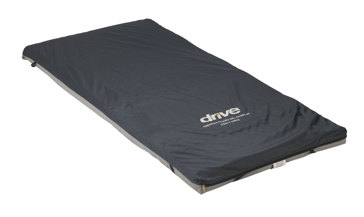 Drive Gel Mattress Overlay for Hospital Bed, 76x34x3.5, Pressure Relief & Comfort