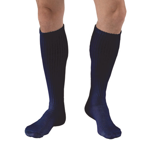 Jobst SensiFoot Diabetic Compression Socks, Navy, Large, 8-15 mmHg, Mild Compression