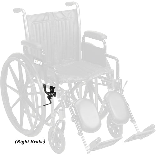 Right Brake Assembly for Silver Sport 2 Wheelchair - Detachable Arms