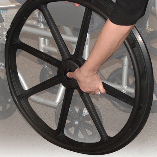 Poly-Fly 2-in-1 Lightweight Wheelchair & Transport Chair, 18" Seat