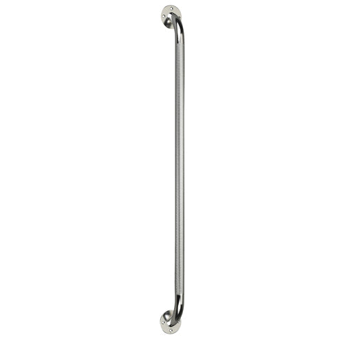 Knurled Chrome Grab Bar 12 Inch - Non-Slip Grip, Heavy Duty