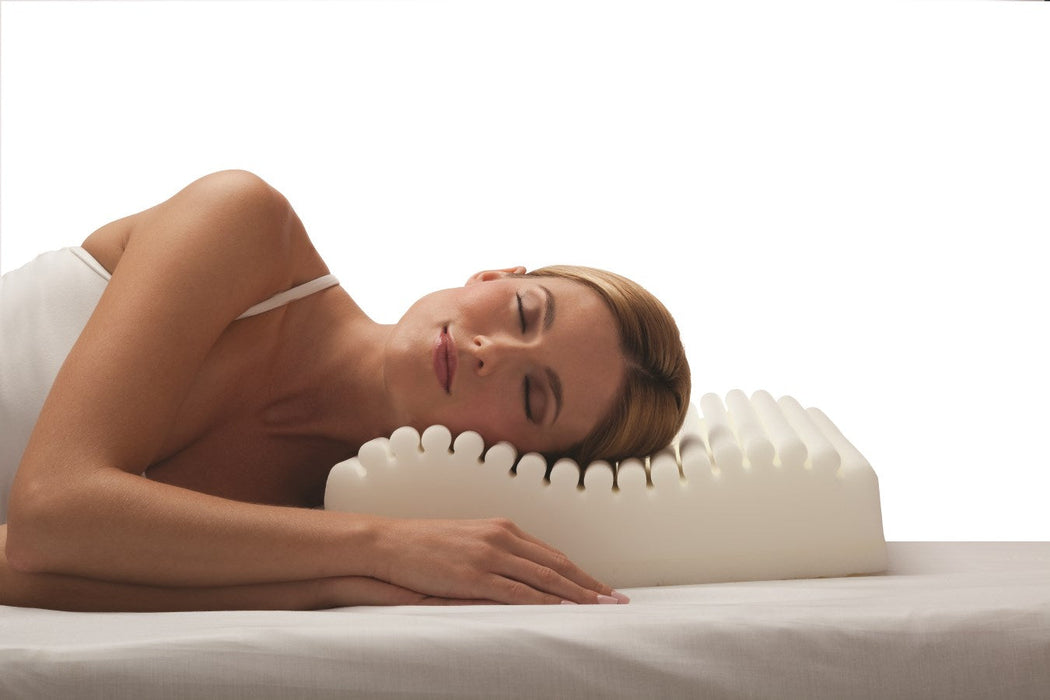 ObusForme 4-in-1 Cervical Pillow – Contoured Ergonomic Support with Adjustable Heights & Surfaces