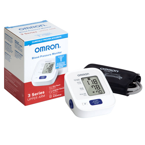 3 Series Upper Arm Blood Pressure Monitor - Wide Cuff, Irregular Heartbeat Detection