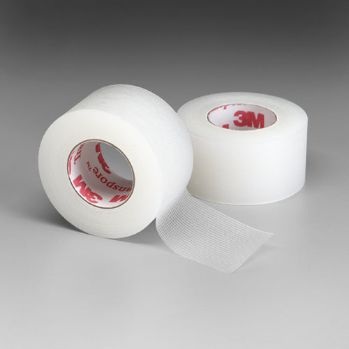 3M Transpore Surgical Tape - 1/2 Inch x 10 Yards, Clear, Hypoallergenic, Water-Resistant - Box of 24