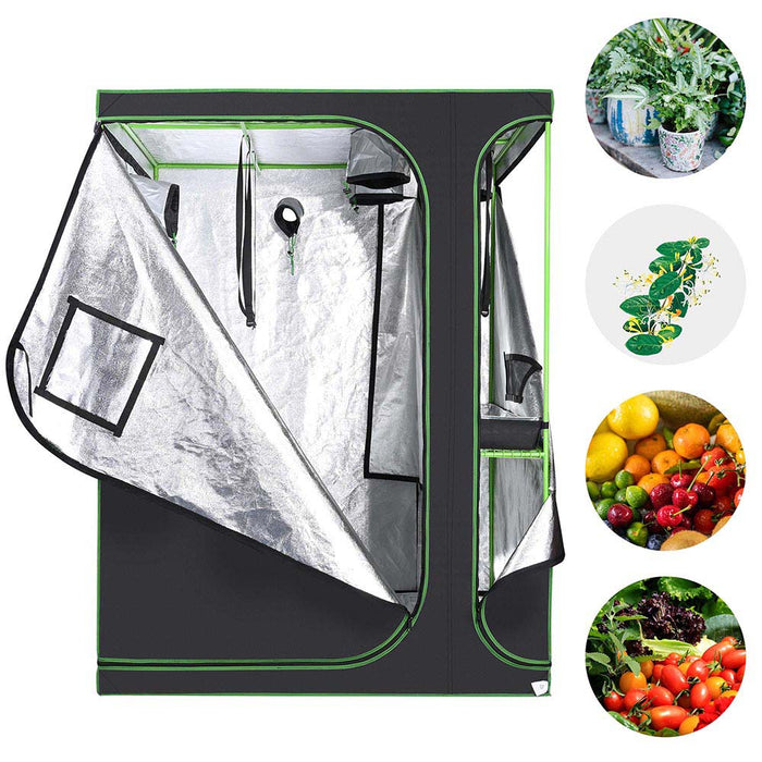 Yescom Grow Tent 60"x48"x80" 2in1 Hydroponic Grow Room