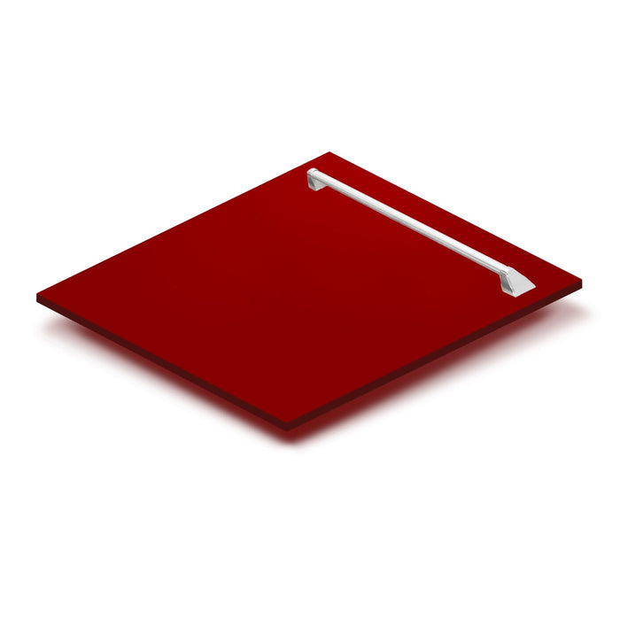 24" Dishwasher with Red Gloss panel, Stainless Tub, DWV-RG-24