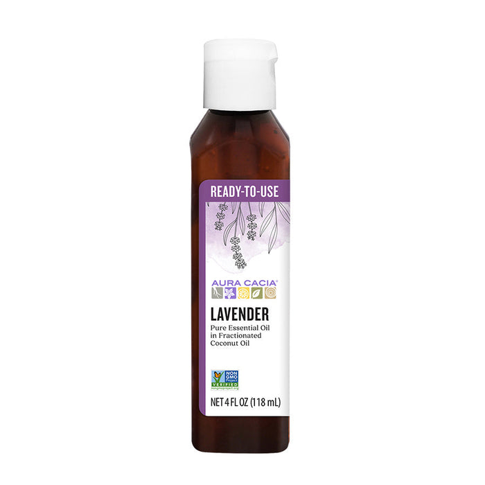Aura Cacia Lavender Essential Oil, 4 Fluid Ounces