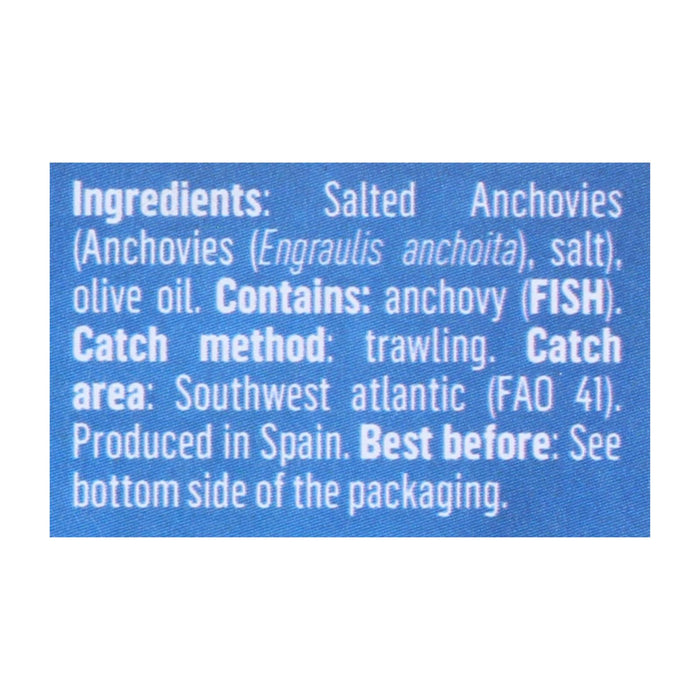Fish Tales - Anchovy Fillets in Olive Oil, 1.6 oz (Pack of 12) - Gluten-Free Kosher