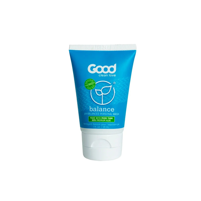 Good Clean Love - Balance Feminine Wash, 1 fl oz (Pack of 1) - pH Balanced Cleanser