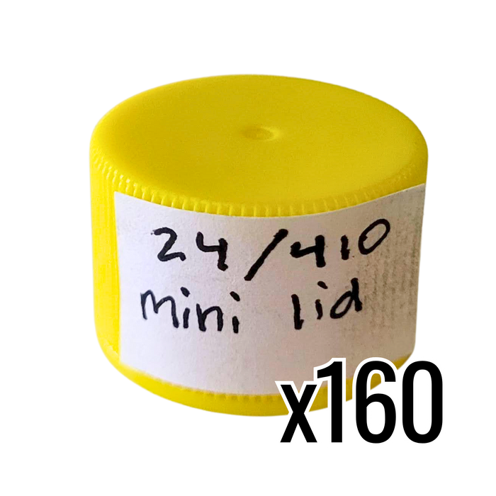24/410 Mini Honey Bear Plastic Lids