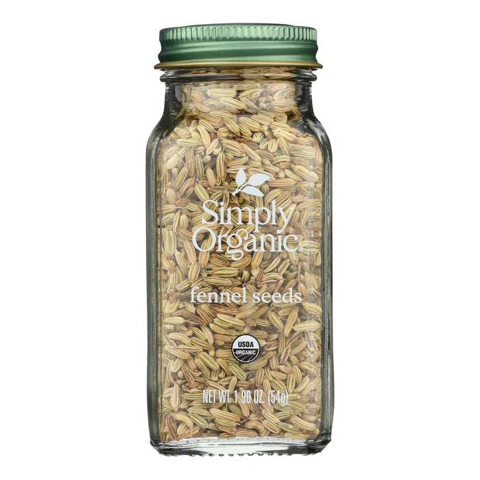 Simply Organic Fennel Seed, 1.9 oz, Pack of 6