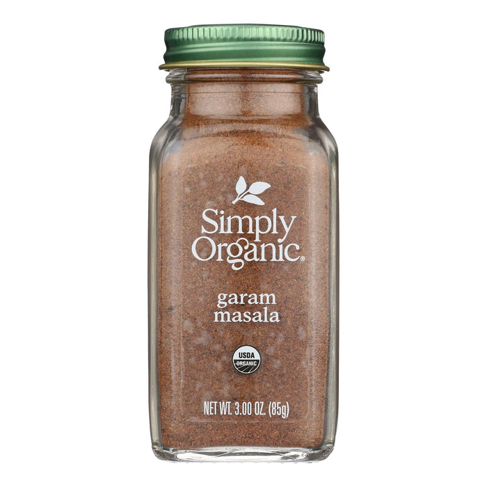 Simply Organic Garam Masala Spice Blend, USDA Organic, Case of 6 (3 oz)