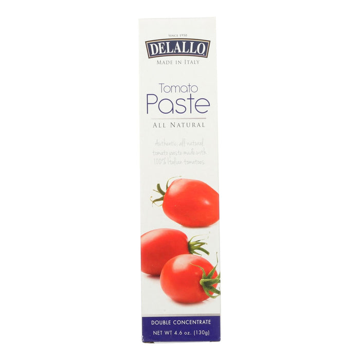 DeLallo Imported Italian Tomato Paste Tube, Double Concentrate, Kosher, 12 x 4.6 Oz Case