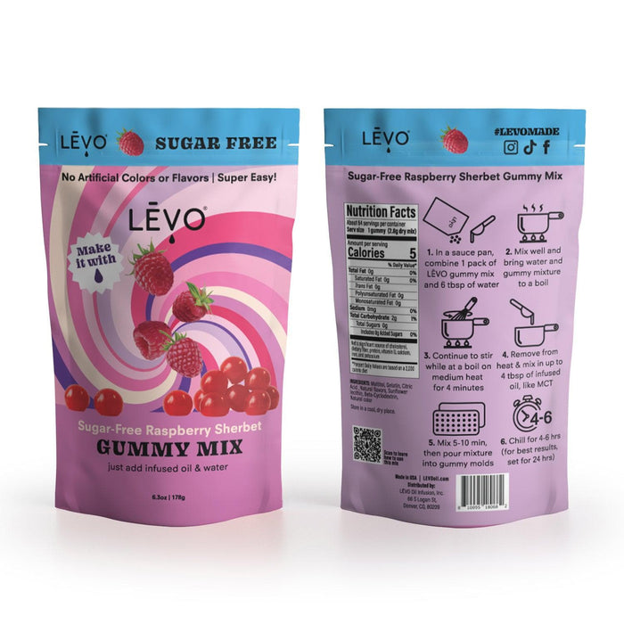 Gummy Mix - Raspberry Sherbet (Sugar Free)