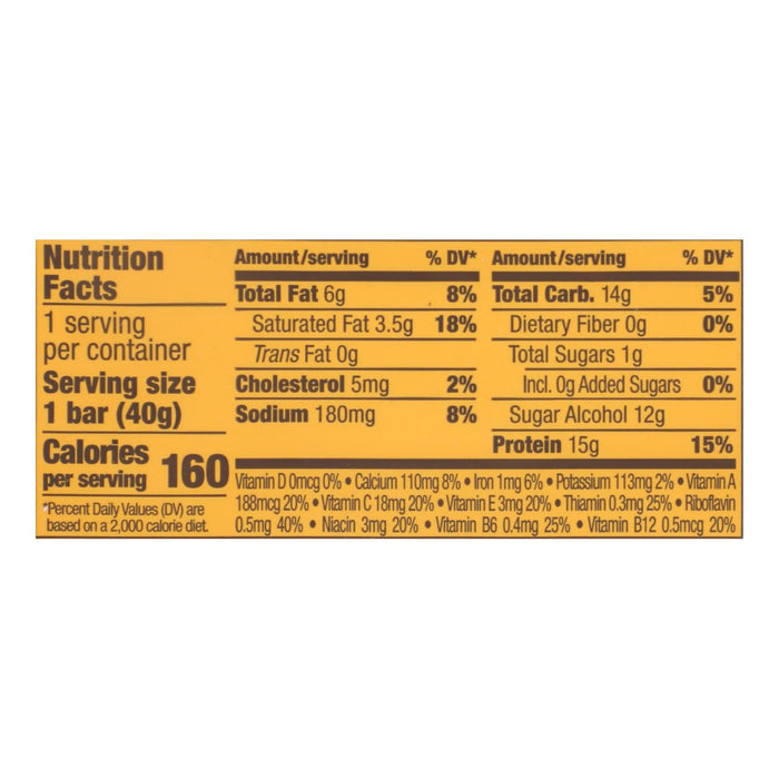 Fulfil Protein Bar - Chocolate Peanut Caramel - 12 x 1.41 Oz - High Protein Low Sugar Snack