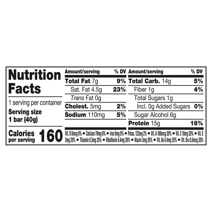 Fulfil Protein Bar - Chocolate Hazelnut - Pack of 12 - 1.41 Oz - High Protein Low Sugar Snack