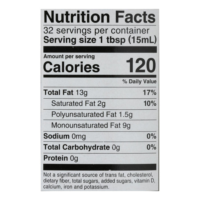 Bragg Organic Extra Virgin Olive Oil - 16 Oz - Single Bottle - Cold-Pressed & Unfiltered