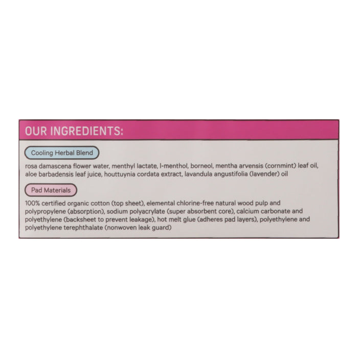 The Honey Pot Herbal Menstrual Pads - Regular Absorbency - 20 Ct