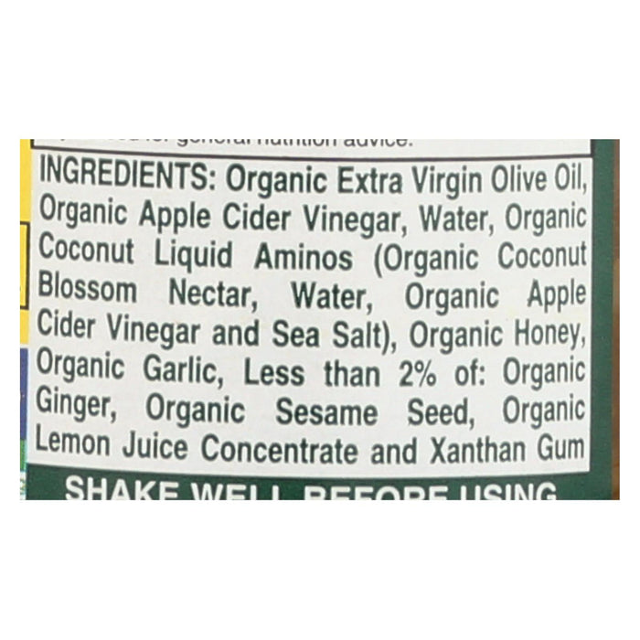 Bragg Ginger Sesame Dressing & Marinade (12 Oz, Pack of 6) - All Natural, Flavorful Vinaigrette