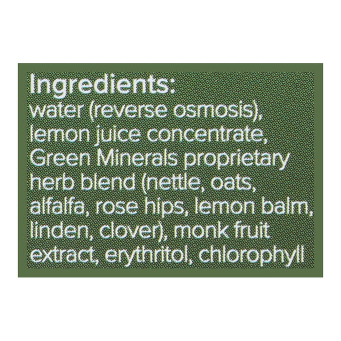 Goldthread Plant Based Tonic, Green Mineral Elixir, 12 x 10.5 fl oz