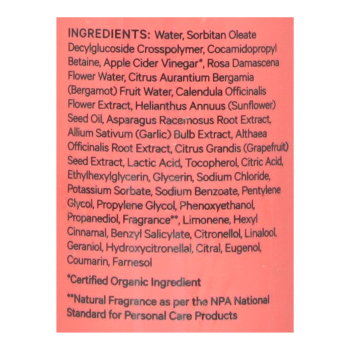 The Honey Pot Bergamot Rose Feminine Wash - 5.51 fl oz - Gentle & Natural